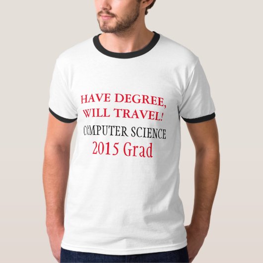 WISSENSCHAFT DES CHIC-T_2015 GRADUATE_COMPUTER T-Shirt (Vorderseite)