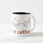 Wissenschaft des Kaffees Zweifarbige Tasse (VorderseiteRechts)