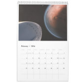 Wissenschaft des Kosmos in einem Jar-Kalender Kalender (Feb 2026)
