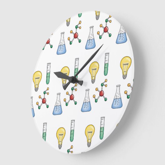 Wissenschaft des Lebens Große Wanduhr (Winkel)