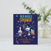 Wissenschaft Einladungen am Geburtstag (Stehend Vorderseite)