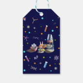 Wissenschaft Einladungen am Geburtstag Geschenkanhänger (Rückseite)