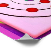 Wissenschaft, Elektrizität in Atomen Poster (Ecke)