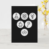 Wissenschaft Elemente Artikel Karte (Gelbe Blume)