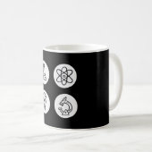 Wissenschaft Elemente Kaffeetasse (VorderseiteRechts)