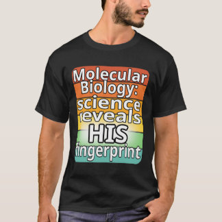 Wissenschaft enthüllt seine Fingerabdrücke T-Shirt