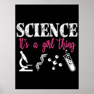 Wissenschaft - Es ist ein Girl Thing Funny Poster