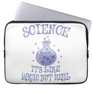 Wissenschaft - Es ist wie Magie, aber real Laptopschutzhülle
