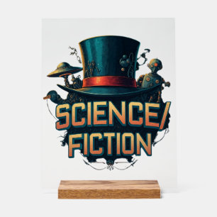 Wissenschaft/Fiktion Plaque Acrylschild