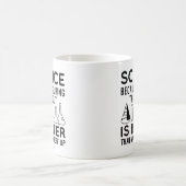Wissenschaft findet Dinge heraus Kaffeetasse (Mittel)