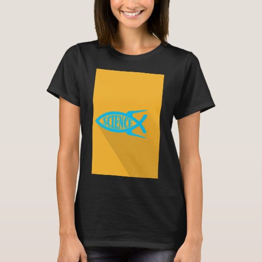 Wissenschaft Fisch T-Shirt (Vorderseite)