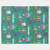 Wissenschaft Fleecedecke (Vorderseite (Horizontal))