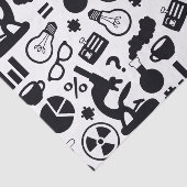 Wissenschaft für das Wissenschaftler-Muster Seidenpapier (Ausschnitt)