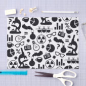 Wissenschaft für das Wissenschaftler-Muster Seidenpapier (Handwerk)