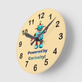 Wissenschaft für Kinder - Roboter Runde Wanduhr (Winkel)