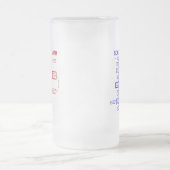 Wissenschaft gegen Glauben Mattglas Bierglas (Mittel)