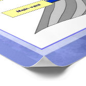 Wissenschaft, Geografie, Struktur eines Vulkans Poster (Ecke)