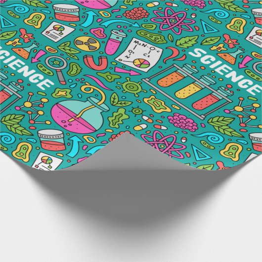 Wissenschaft Geschenkpapier (Ecke)