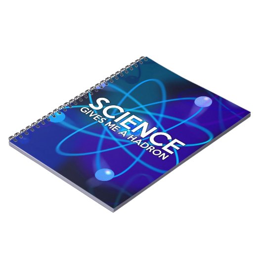 WISSENSCHAFT GIBT MIR EINEN HADRON NOTIZBLOCK (Linke Seite)