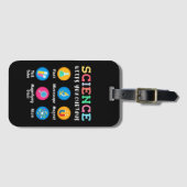 Wissenschaft hält dich neugierig gepäckanhänger (Vorderseite (Horizontal))