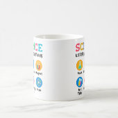 Wissenschaft hält dich neugierig kaffeetasse (Mittel)