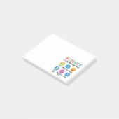 Wissenschaft hält dich neugierig post-it klebezettel (angewinkelt)
