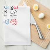 Wissenschaft Handtuch (Viertel Falte)