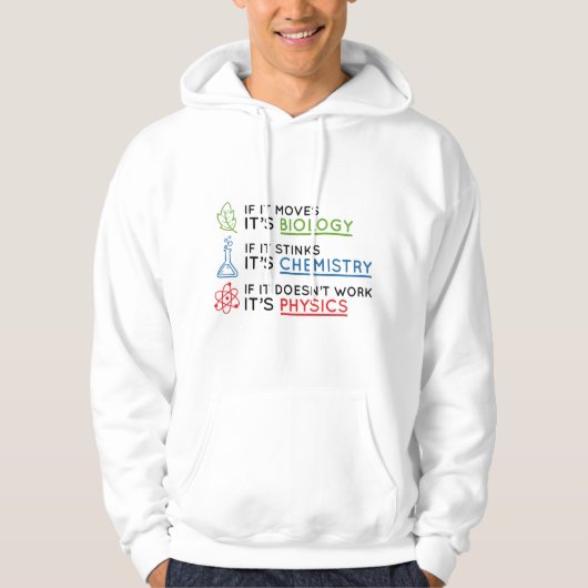 Wissenschaft Hoodie (Vorderseite)