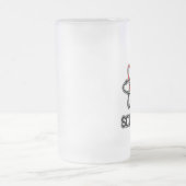 Wissenschaft I <3! Mattglas Bierglas (Mittel)