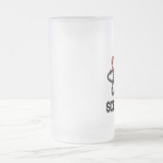 Wissenschaft I <3! Mattglas Bierglas (Mittel)