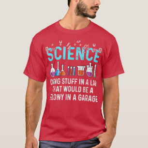 Wissenschaft in einem Labrador macht Spaß an der W T-Shirt