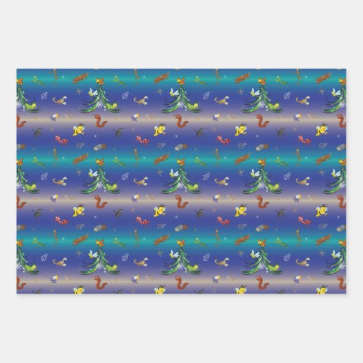 Wissenschaft, Insekt Bug Lover Weihnachtsbaum Geschenkpapier Set (Vorderseite 3)