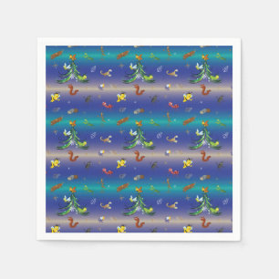 Wissenschaft, Insekt Bug Lover Weihnachtsbaum Serviette