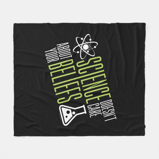 Wissenschaft interessiert sich nicht fleecedecke (Vorderseite (Horizontal))