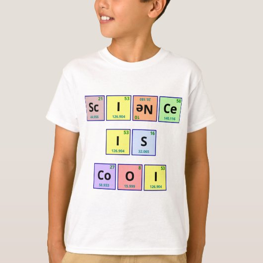 Wissenschaft ist cool T-Shirt (Vorderseite)