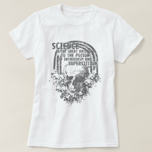 Wissenschaft ist das große Antidot T-Shirt (Design vorne)