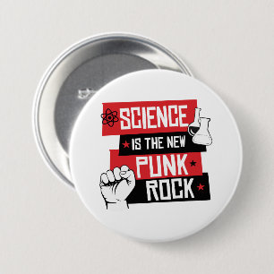 WISSENSCHAFT IST DER NEUE PUNKTSTEIN BUTTON