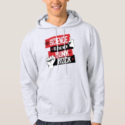 WISSENSCHAFT IST DER NEUE PUNKTSTEIN HOODIE (Vorderseite)