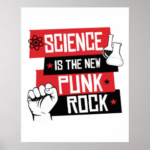 WISSENSCHAFT IST DER NEUE PUNKTSTEIN POSTER