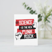 WISSENSCHAFT IST DER NEUE PUNKTSTEIN POSTKARTE (Stehend Vorderseite)