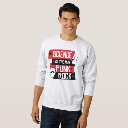 WISSENSCHAFT IST DER NEUE PUNKTSTEIN SWEATSHIRT (Vorne ganz)
