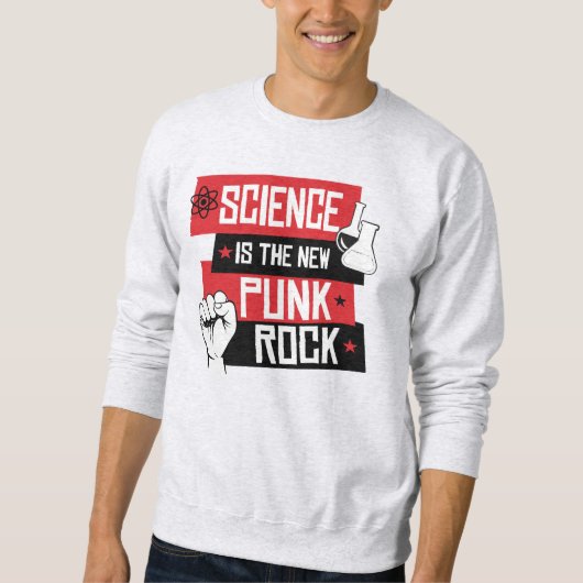 WISSENSCHAFT IST DER NEUE PUNKTSTEIN SWEATSHIRT (Vorderseite)