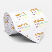 Wissenschaft ist die Poesie der Wirklichkeit Krawatte (Gerollt)