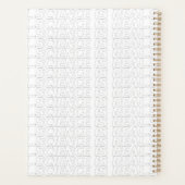 Wissenschaft ist echte moderne Typografie in Schwa Planer (Rückseite)