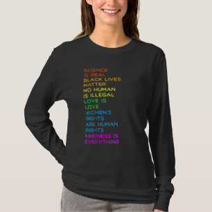 Wissenschaft ist ein echter Blam Human Rights Lgbt T-Shirt