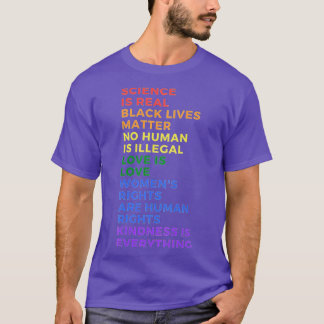 Wissenschaft ist ein echter schwarzer Lebenslauf M T-Shirt