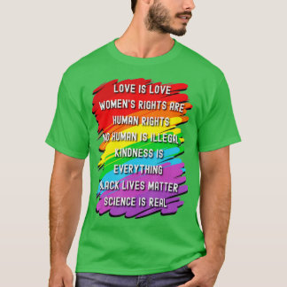 Wissenschaft ist ein echter schwarzer Lebenslauf M T-Shirt