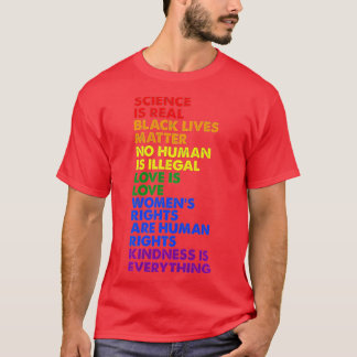 Wissenschaft ist ein echter schwarzer Lebenslauf M T-Shirt