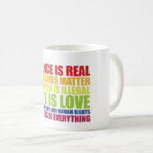 Wissenschaft ist ein echter schwarzer Lebensstil, Kaffeetasse (VorderseiteRechts)