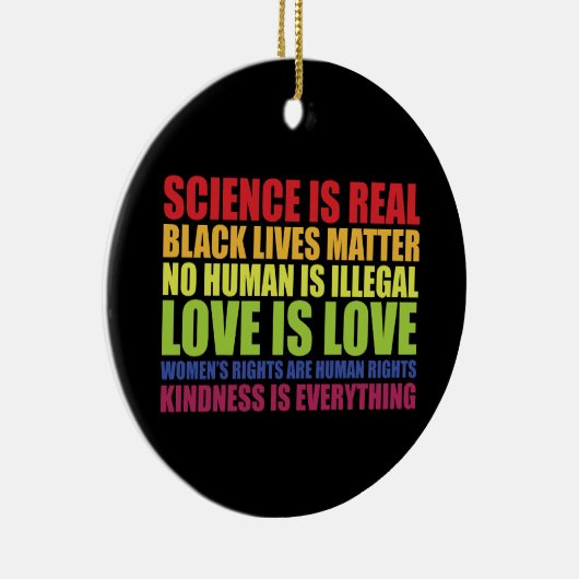 Wissenschaft ist ein echter schwarzer Lebensstil, Keramik Ornament (Rechts)